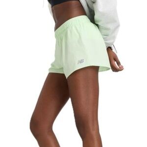 New Balance Women's Pastel Green Athletic Shorts